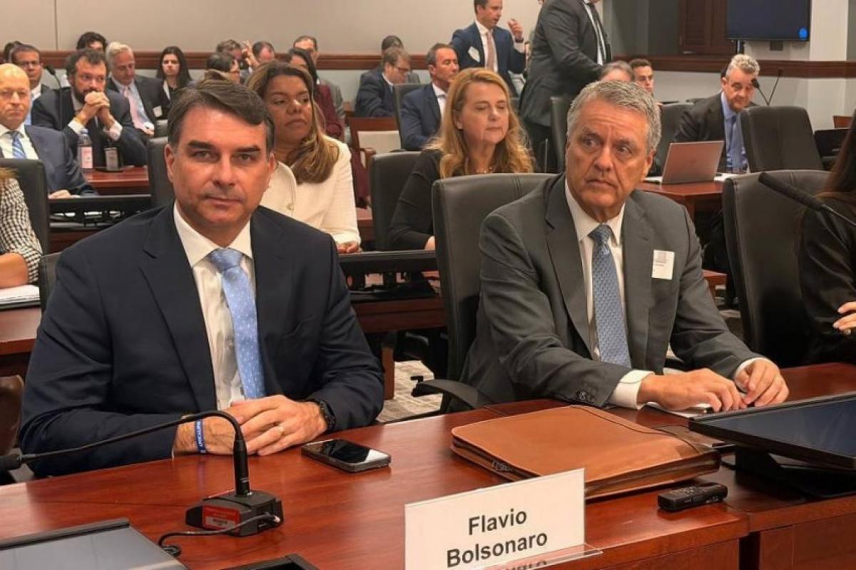 O senador Flávio Bolsonaro (PL-RJ)