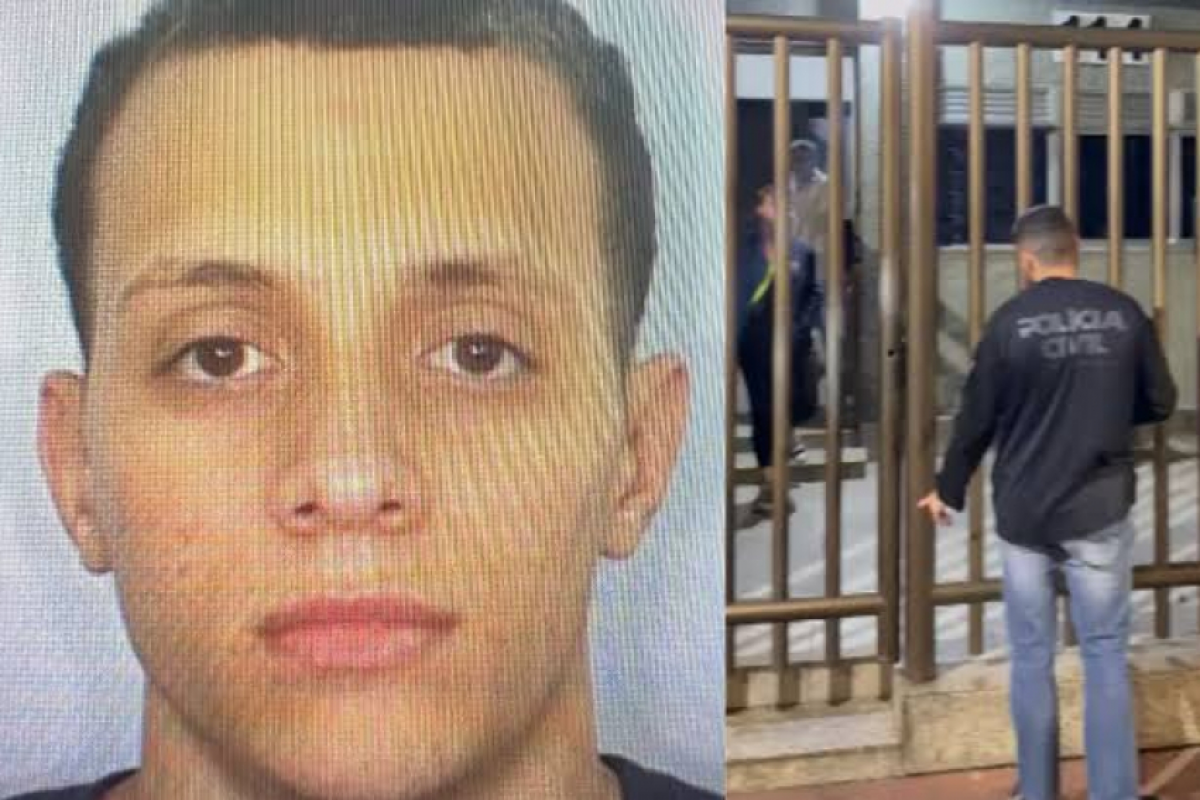 A Polícia Civil realizou uma operação para tentar prender Gabriel Oliveira Palmieri, 24