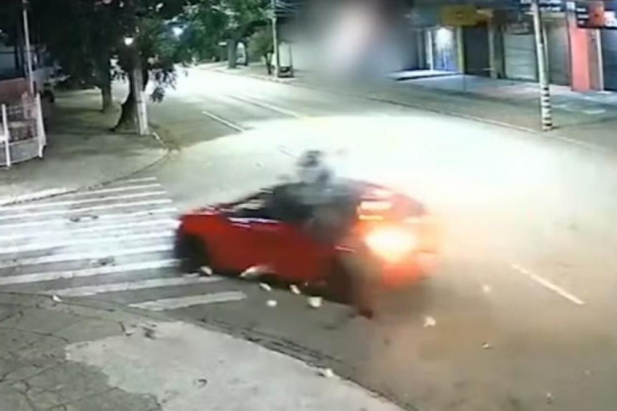 Acidente foi registrado na região sul
