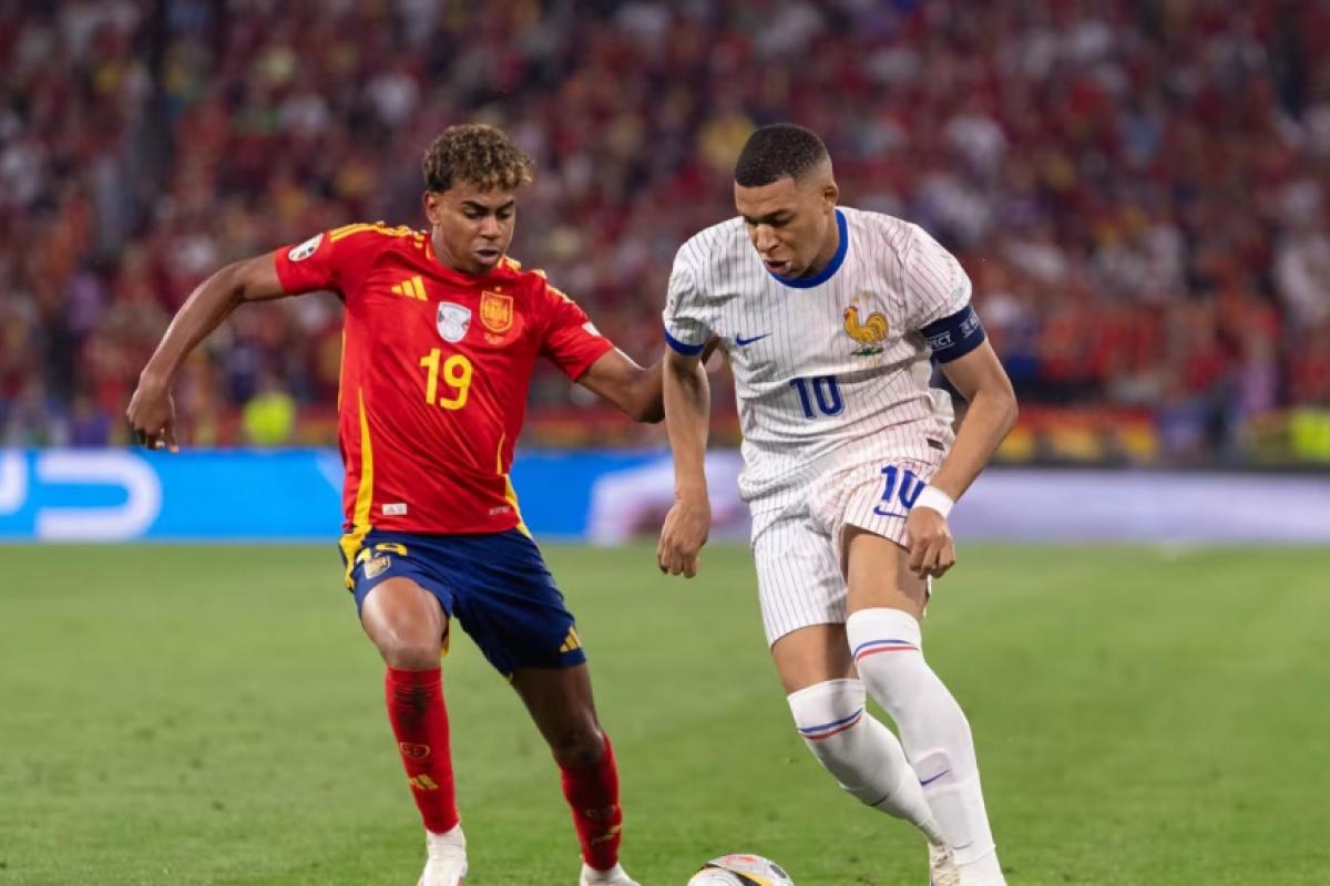 Yamal e Mbappé, nas semifinais da Eurocopa 2024