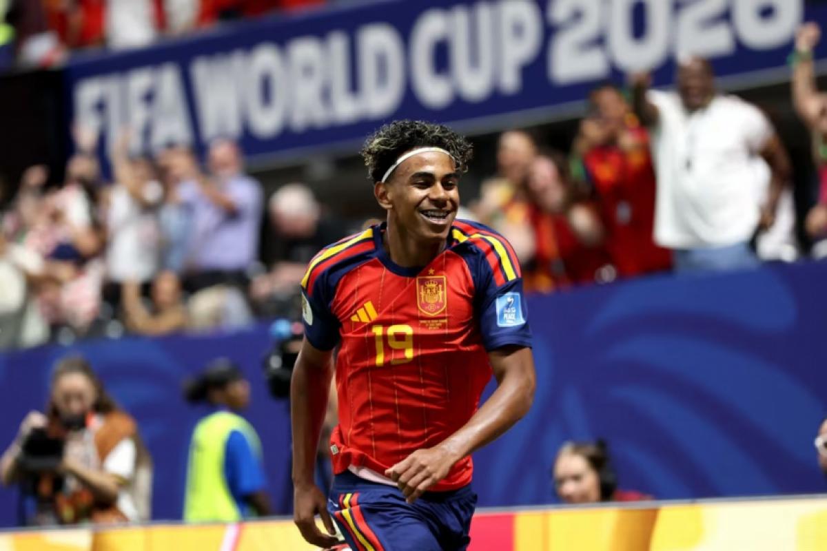 O jogador com maior potencial de venda da seleção europeia - e de toda a final - é Lamine Yamal, do Barcelona (ESP), avaliado em R$ 1,1 bilhão