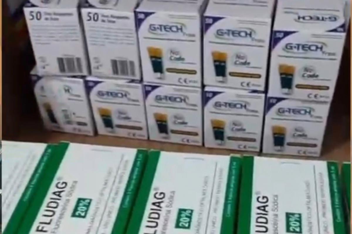 Medicamentos foram apreendidos e ocorrência apresentada na Central de Polícia Judiciária