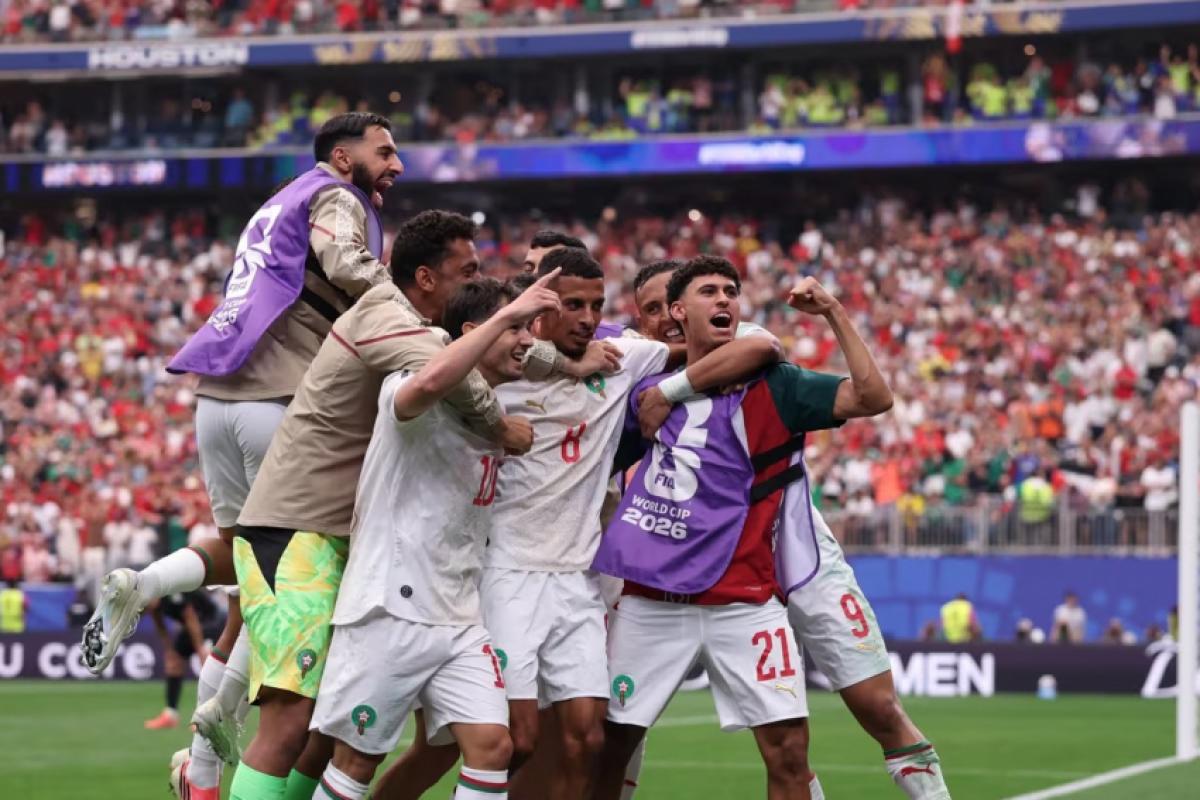 A seleção de Marrocos é a representante africana nas quartas de final