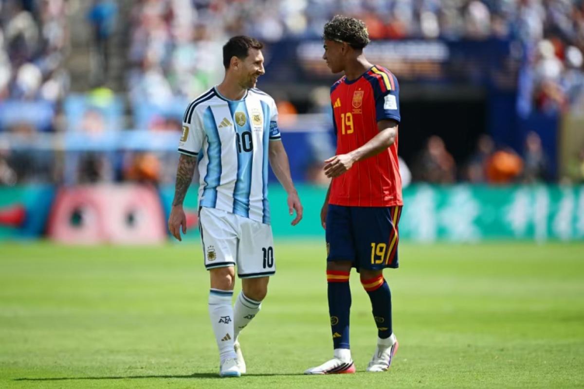 Messi e Yamal na disputa da final da Copa 2026