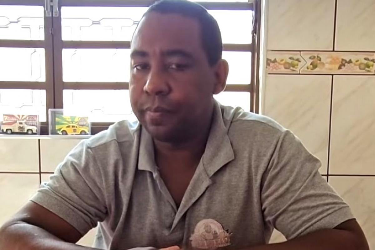 Wanderson da Costa Silva, preso acusado de atropelar a vendedora de churros.