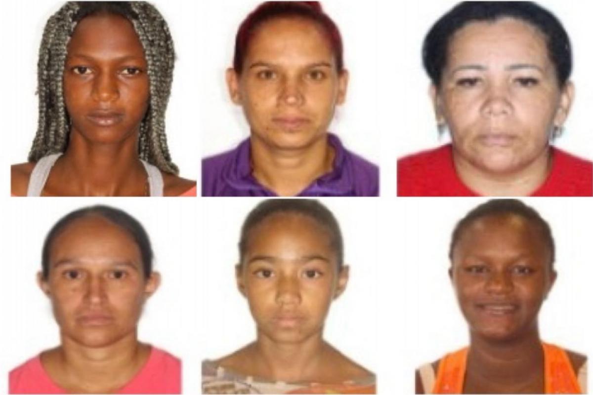Noemi Vitória de Sousa Rosa, Larissa Jhenifer Melo,  Kelly Cristina Queiroz Cardoso, Marcela Eduarda Melo de Paula, Ana Laura de Sousa Rosa Alves e Kauany Eduarda Melo Cruz foram indiciadas 