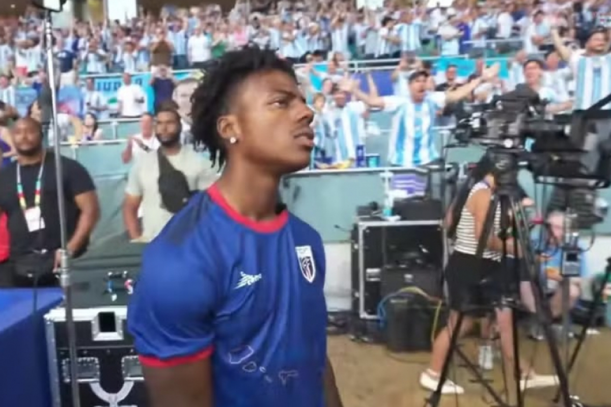 Torcedor argentino disse que IShowSpeed deveria 'ir chorar no zoológico'