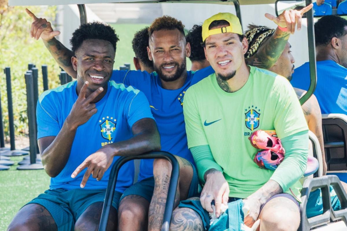 Vini Jr., Neymar e Ederson
