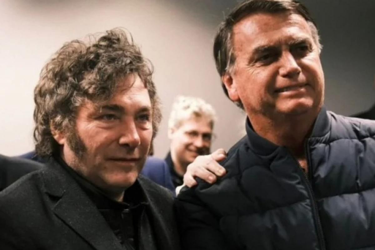 Javier Milei a Jair Bolsonaro