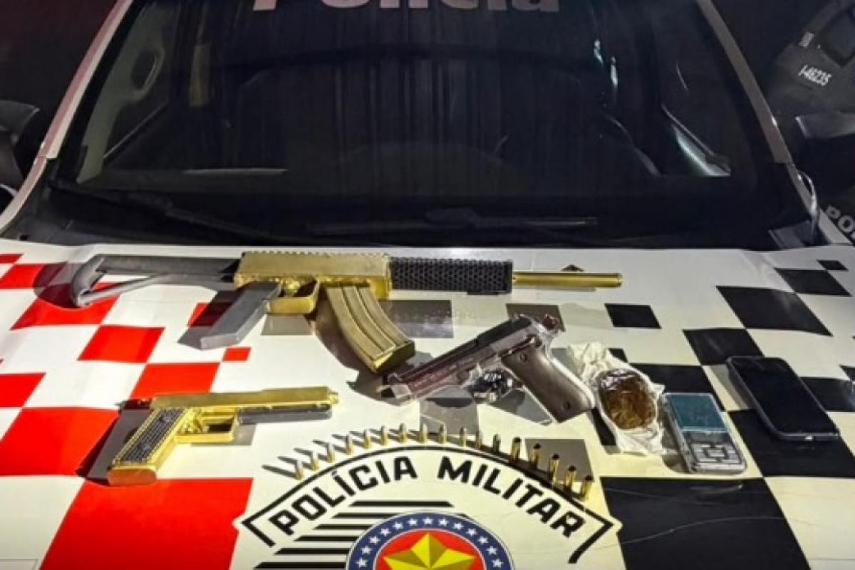 Armas apreendidas em São José dos Campos