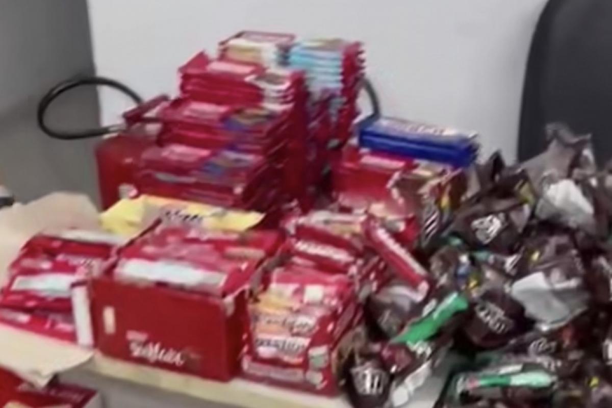 Doces foram recuperados pela Guarda Civil Municipal de Indaiatuba 