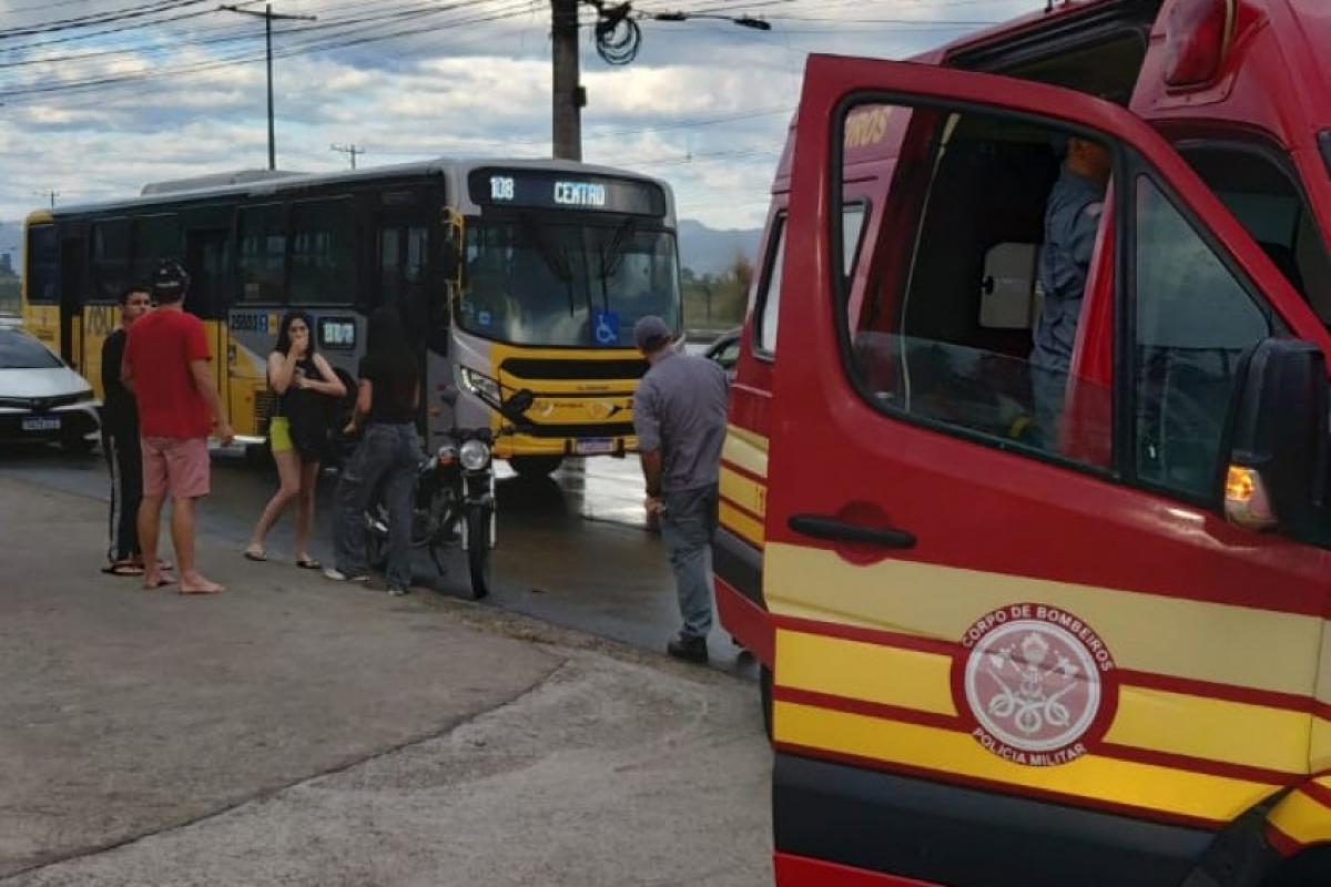 Acidente deixou jovem ferido