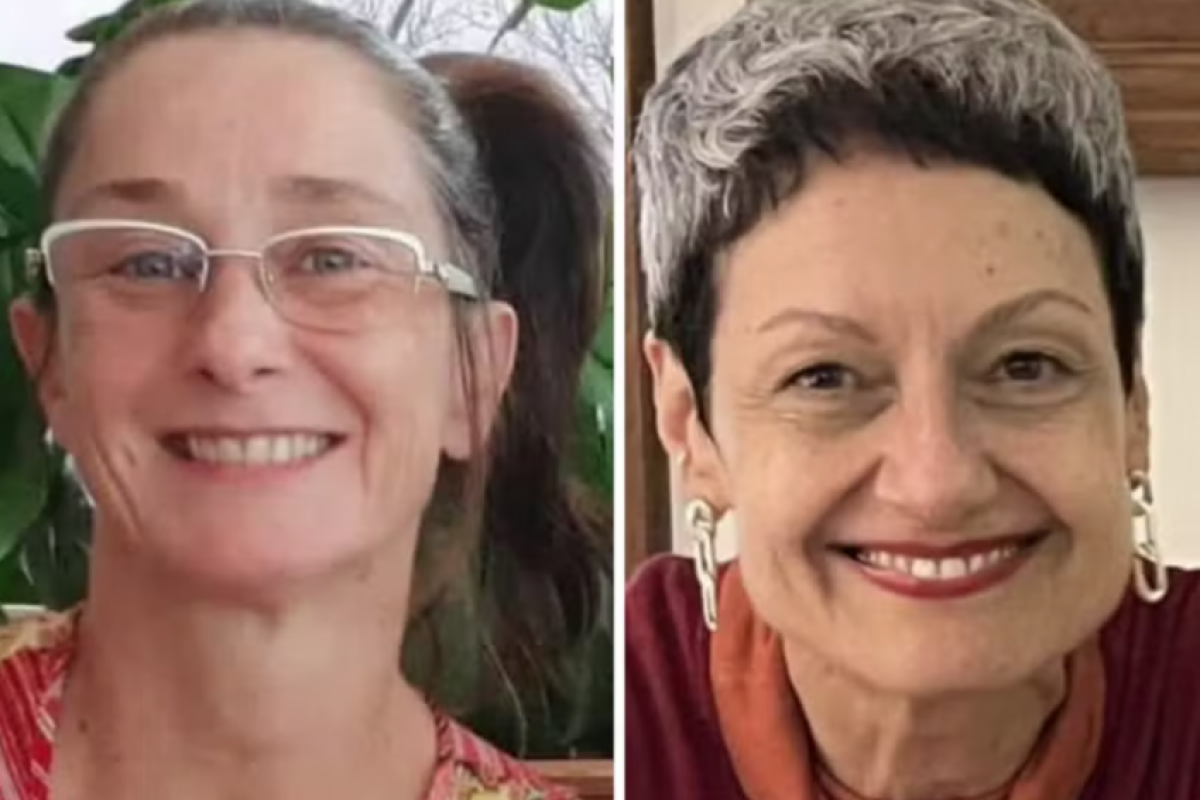 Vendramin (à esquerda) morreu em janeiro de 2024, aos 51 anos; Geraldi morreu em julho de 2025, aos 61 anos.