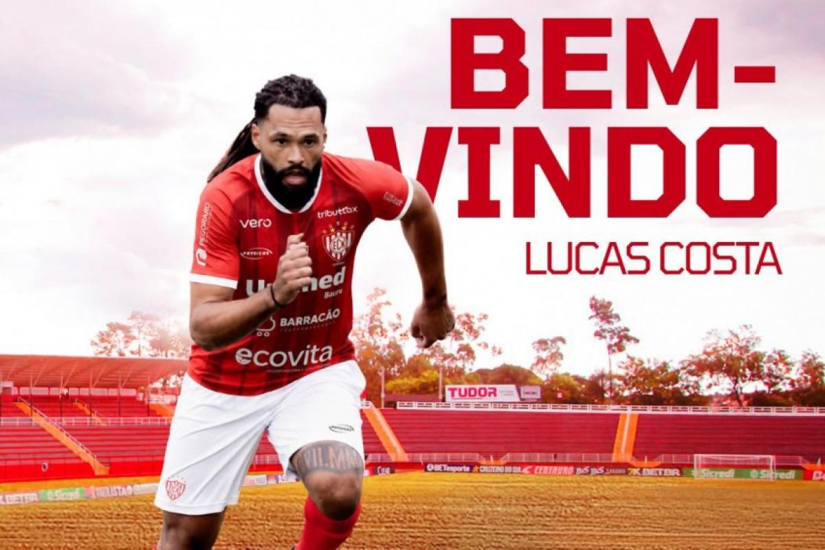 Experiente e com passagens por diferentes clubes do futebol brasileiro, Lucas Costa chega ao Norusca para aumentar a competitividade no setor e agregar liderança ao sistema defensivo alvirrubro