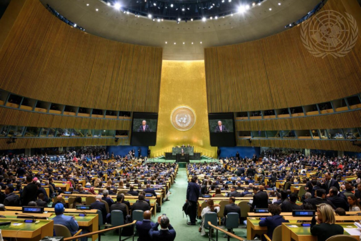 A Declaração das Nações Unidas sobre a Elevação do Nível do Mar foi adotada por consenso durante a reunião da Assembleia Geral da ONU.