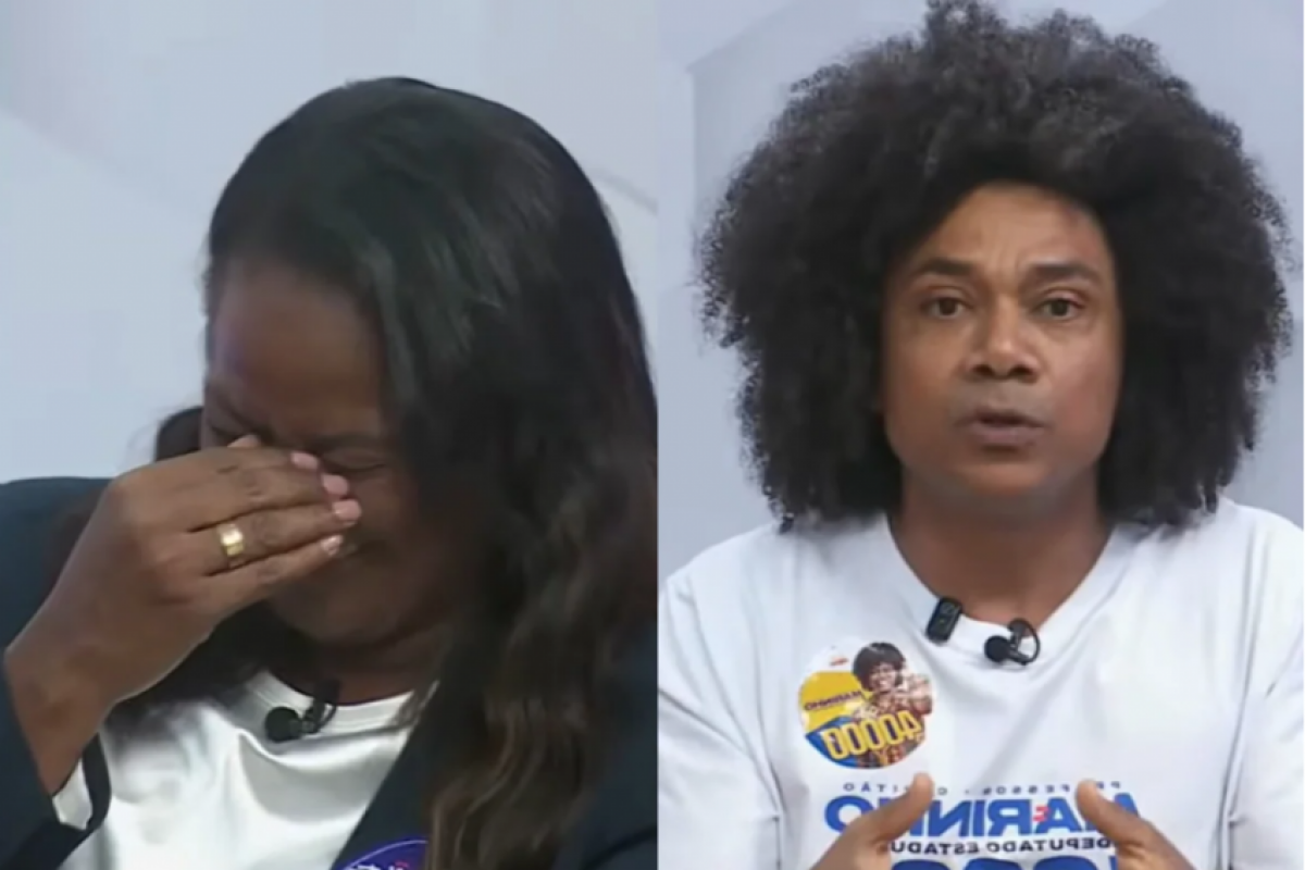 Marinho apresentava propostas voltadas a mães atípicas. Josi o interrompeu diversas vezes e começou a rir. 