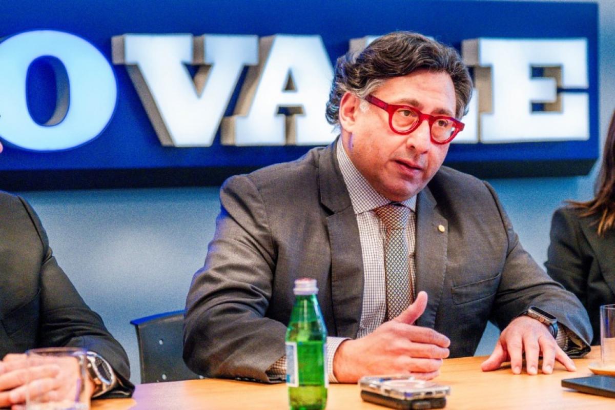 Thiago Massad durante entrevista concedida a OVALE