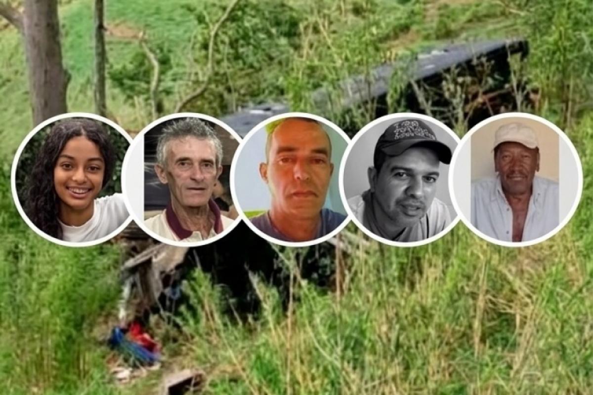 Vítimas do acidente em Cruzeiro