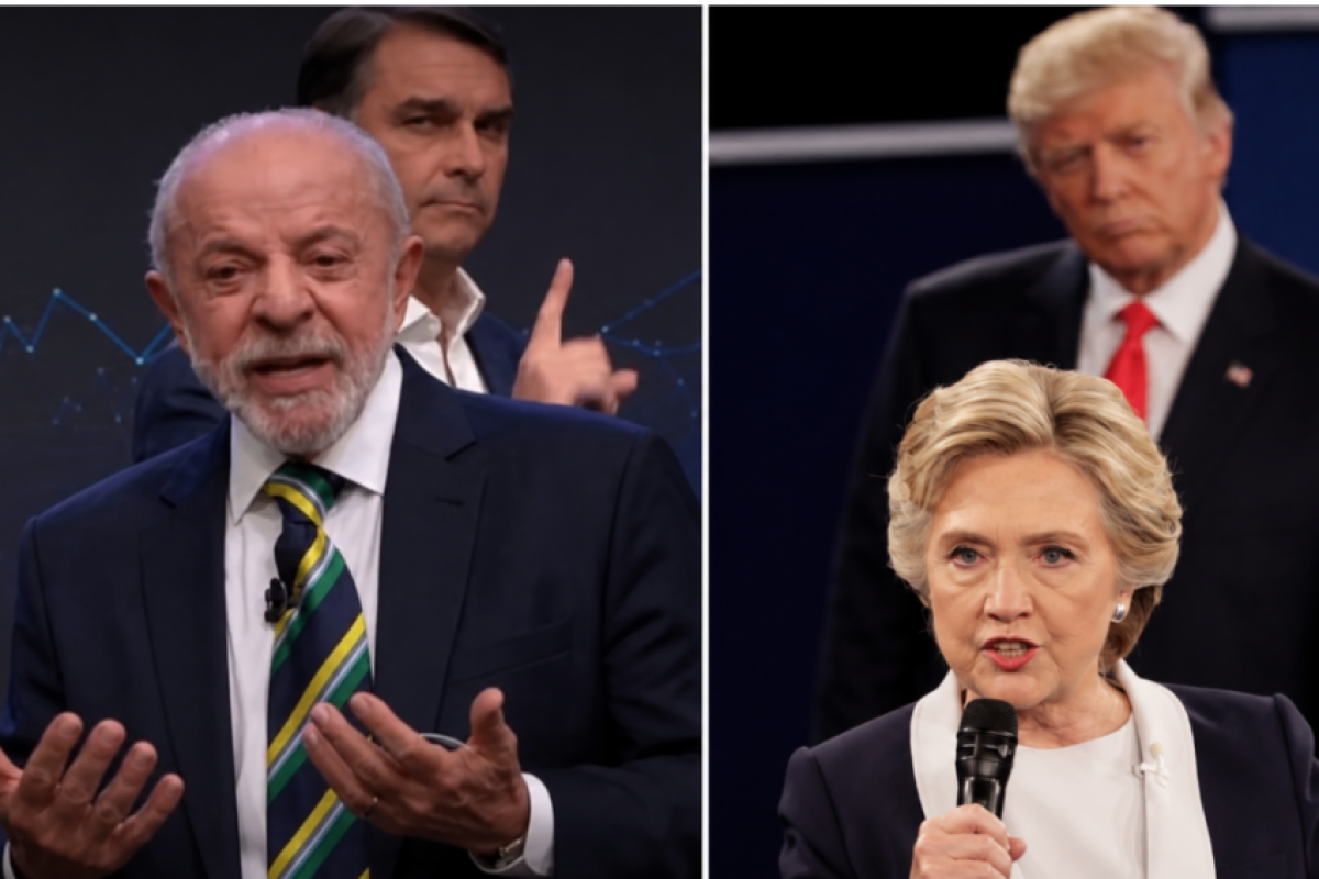 A movimentação remete aos debates das eleições de 2016 nos EUA, quando o então candidato Donald Trump fez uma manobra parecida contra Hillary Clinton.