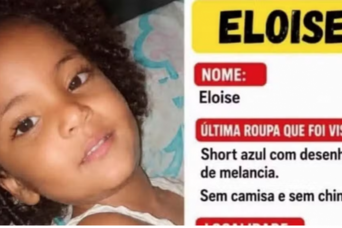 Eloise foi localizada na manhã seguinte ao sumiço, já morta.