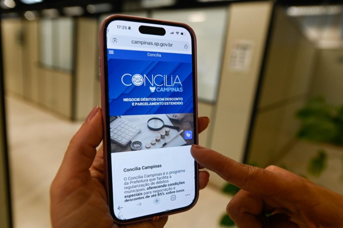 Concilia Campinas recebe adesões até 14 de dezembro e permite parcelamento em até 60 vezes; programa inclui principalmente débitos de IPTU.