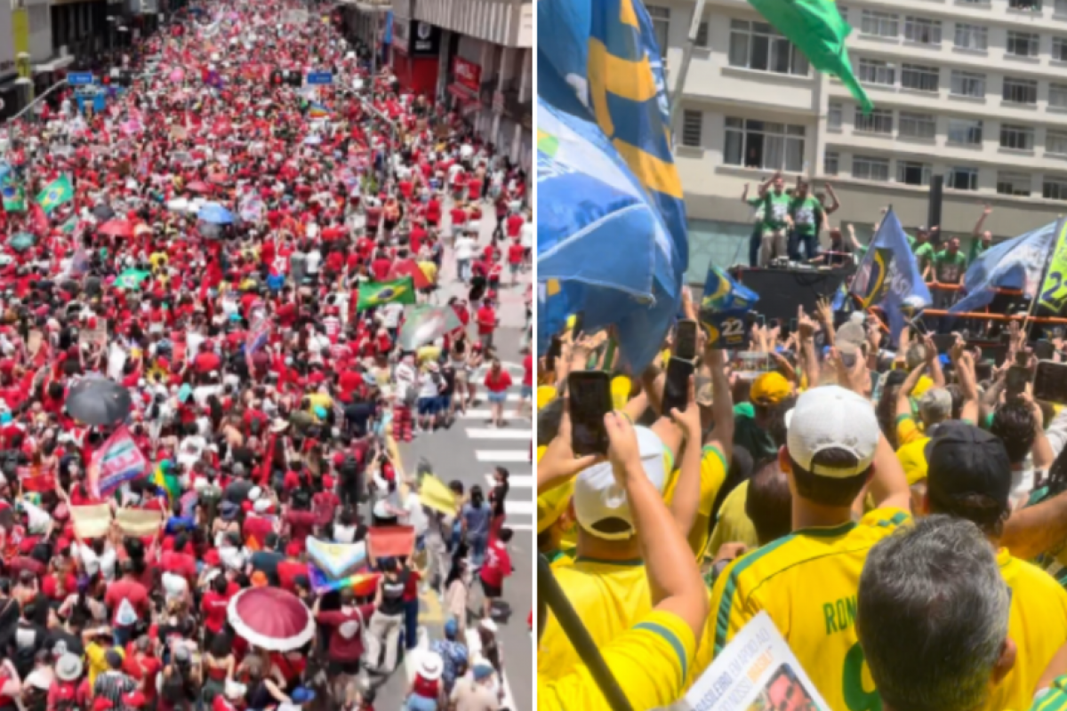 Manifestações rivais estão marcadas para a manhã de sábado (24), no Centro de Convivência e na Estação Cultura, na véspera do segundo turno